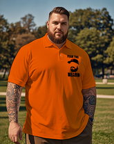 San Francisco Giants Lässiges kurzärmliges Poloshirt für Herren in Übergröße